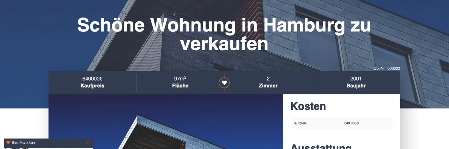 News Image Immobilien-Extension für TYPO3 von MY-HOMEPAGE